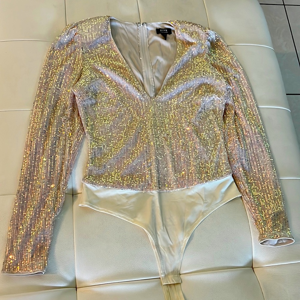 Sparkly body suit